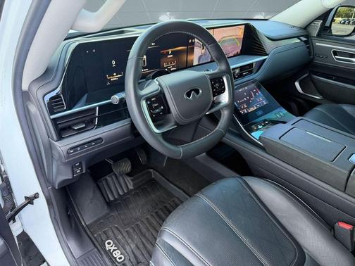 Radiant White 2025 INFINITI QX80 SENSORY AWD