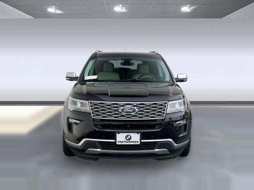 SHADOW BLACK 2018 Ford Explorer Platinum