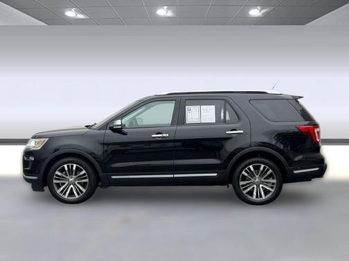 SHADOW BLACK 2018 Ford Explorer Platinum
