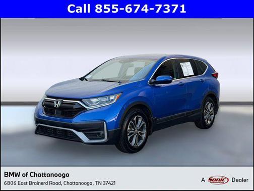 Blue 2021 Honda CR-V 2WD EX-L