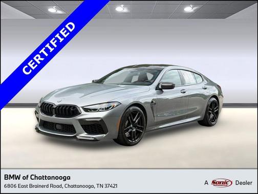 Gray 2025 BMW M8 Gran Coupe Competition