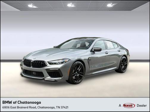 Gray 2025 BMW M8 Gran Coupe Competition