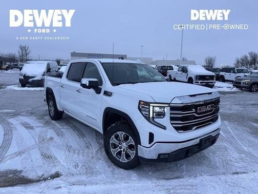 Summit White 2025 GMC Sierra 1500 SLT Truck