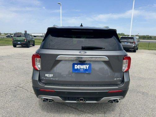Gray Metallic 2021 Ford Explorer Platinum