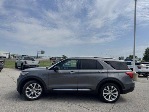 Gray Metallic 2021 Ford Explorer Platinum