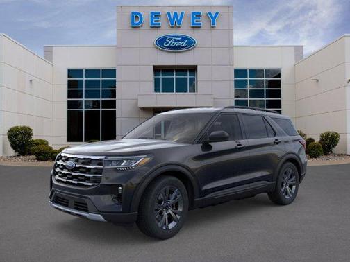 Agate Black Metallic 2026 Ford Explorer Active