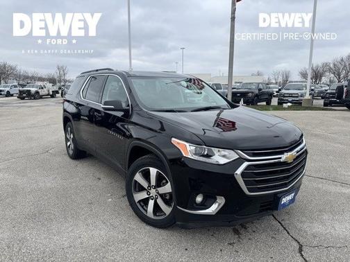 Mosaic Black Metallic 2019 Chevrolet Traverse LT W/3LT SUV