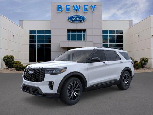 Space White Metallic 2026 Ford Explorer ST-Line