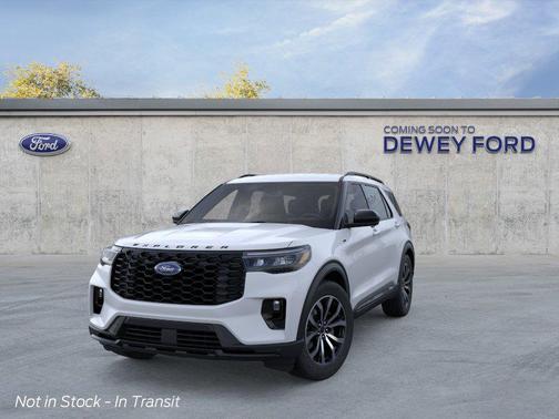 Space White Metallic 2026 Ford Explorer ST-Line