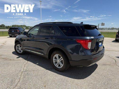 Blue Metallic 2023 Ford Explorer XLT