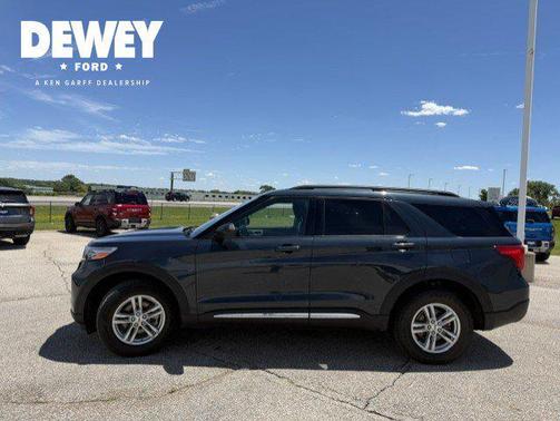 Blue Metallic 2023 Ford Explorer XLT