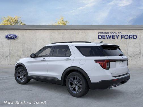 Space White Metallic 2026 Ford Explorer Active