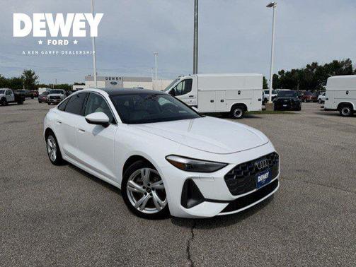 White 2025 Audi A5 Premium TFSI quattro S tronic