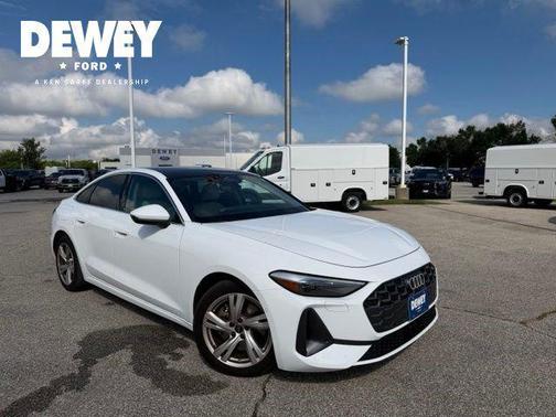 White 2025 Audi A5 Premium TFSI quattro S tronic