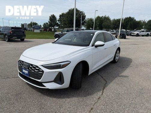 White 2025 Audi A5 Premium TFSI quattro S tronic