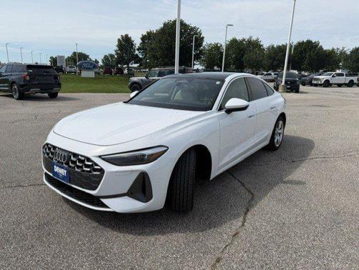 White 2025 Audi A5 Premium TFSI quattro S tronic