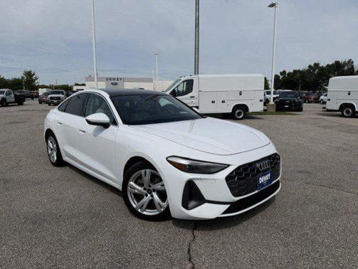 White 2025 Audi A5 Premium TFSI quattro S tronic
