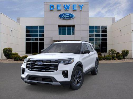 Star White Metallic Tri-Coat 2026 Ford Explorer Active