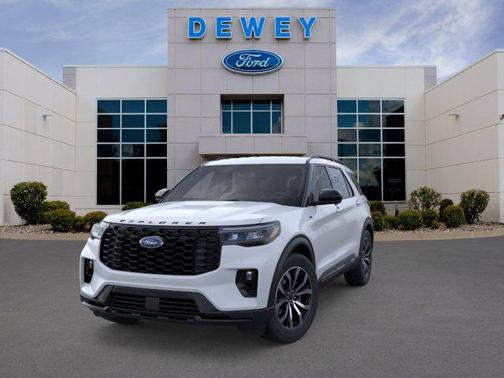 Space White Metallic 2026 Ford Explorer ST-Line