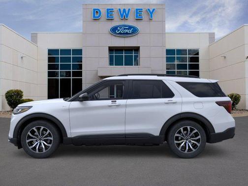 Space White Metallic 2026 Ford Explorer ST-Line