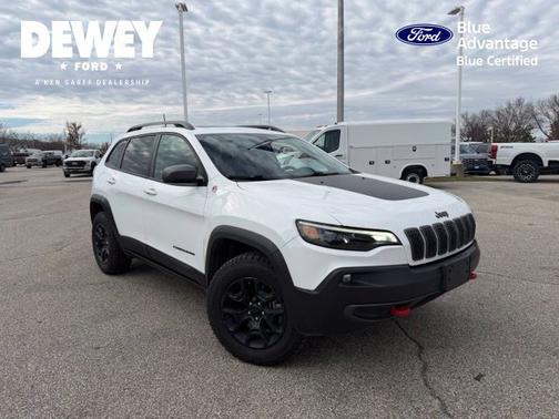 Bright White Clearcoat 2020 Jeep Cherokee TRAILHAWK