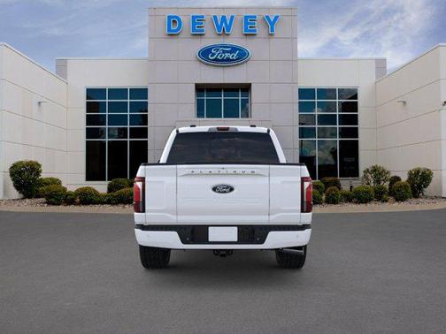 Star White Metallic Tri-Coat 2025 Ford F-150 Platinum