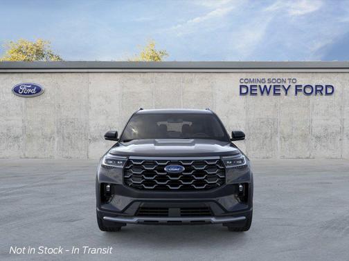 Agate Black Metallic 2026 Ford Explorer Platinum