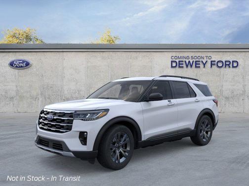 Space White Metallic 2026 Ford Explorer Active