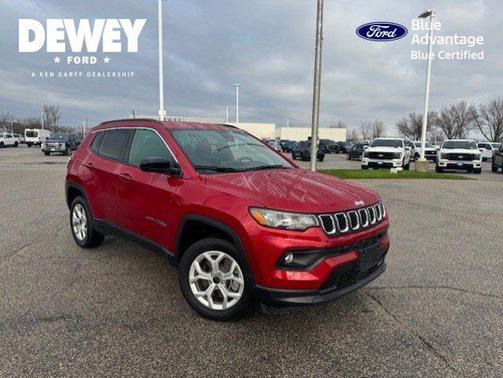 Red 2025 Jeep Compass LATITUDE