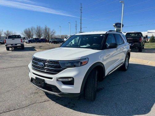 STAR WHITE MET TRI-COAT 2023 Ford Explorer XLT