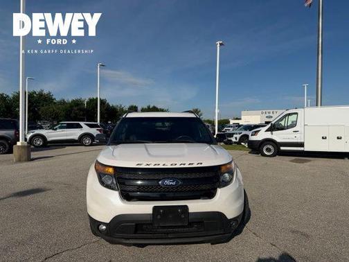 White Platinum Clearcoat Metallic 2014 Ford Explorer Sport