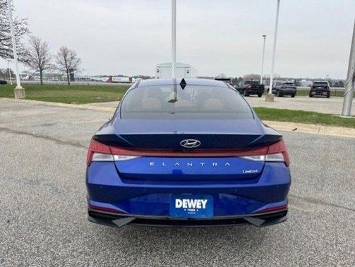 Intense Blue 2023 Hyundai ELANTRA LIMITED