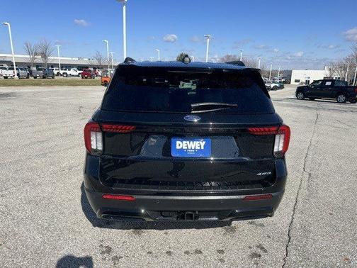 AGATE BLACK METALLIC 2025 Ford Explorer ST-LINE