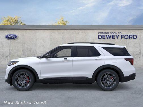 Star White Metallic Tri-Coat 2026 Ford Explorer ST