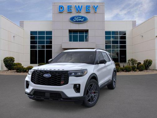 Space White Metallic 2026 Ford Explorer ST