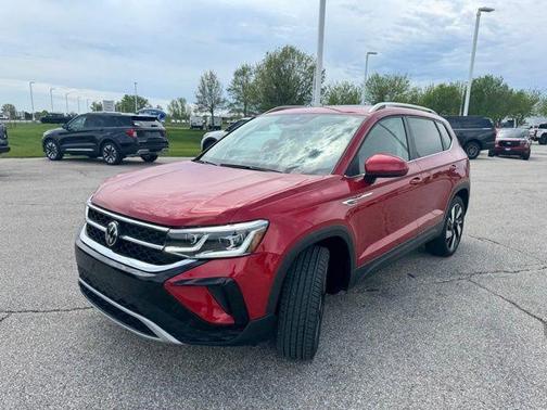Red Metallic 2024 Volkswagen Taos 1.5T SEL