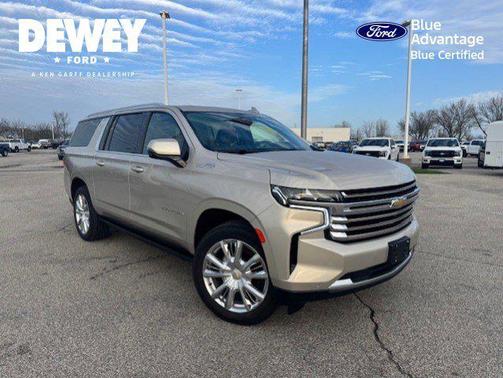 Empire Beige Metallic 2021 Chevrolet Suburban 4WD High Country