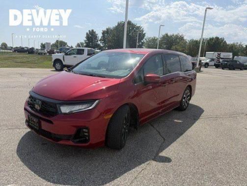 Red 2025 Honda Odyssey ELITE