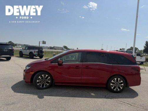 Red 2025 Honda Odyssey ELITE