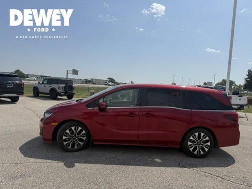 Red 2025 Honda Odyssey ELITE