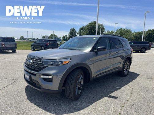 Gray Metallic 2023 Ford Explorer XLT