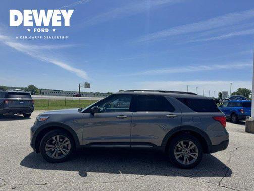 Gray Metallic 2023 Ford Explorer XLT