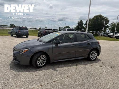 Magnetic Gray Metallic/Midnight Black Metallic 2023 Toyota Corolla SE