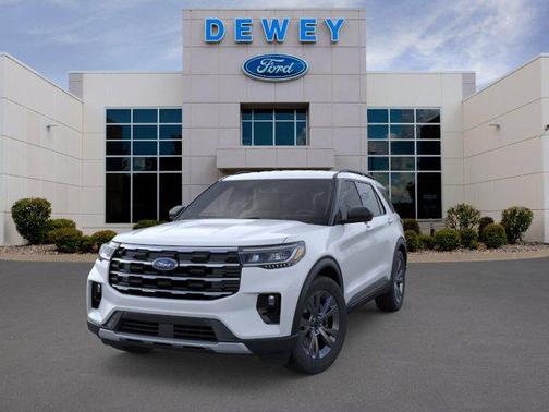 Space White Metallic 2026 Ford Explorer Active