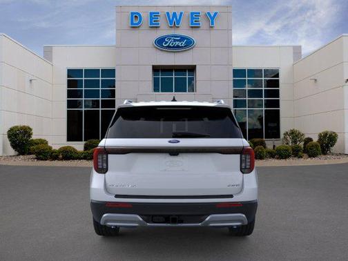 Space White Metallic 2026 Ford Explorer Platinum