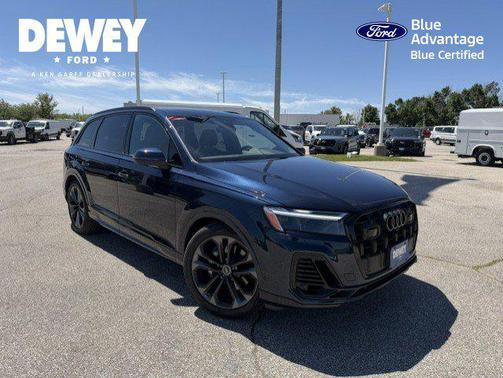 Blue 2025 Audi Q7 55 Premium Plus