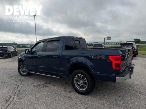 Blue 2020 Ford F-150 Lariat