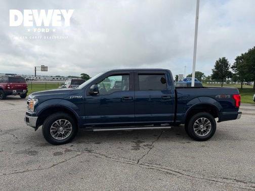 Blue 2020 Ford F-150 Lariat