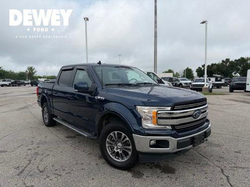 Blue 2020 Ford F-150 Lariat
