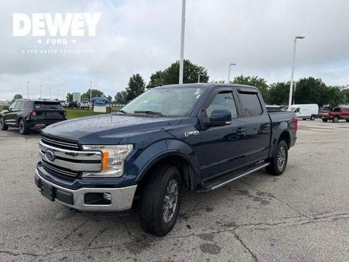 Blue 2020 Ford F-150 Lariat